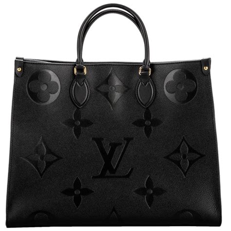 louis vuitton black tote bag